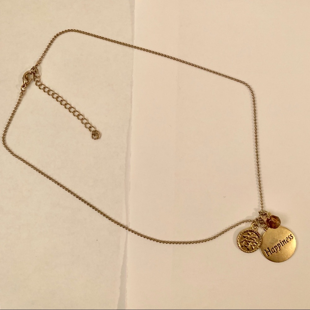 EUC Burnished Gold Necklace